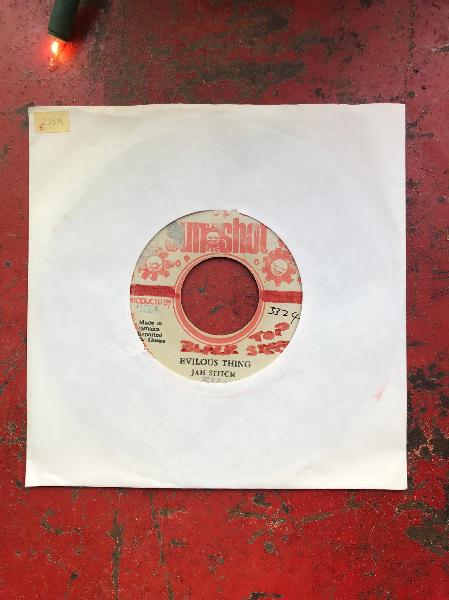 Jah Stitch, ‘Evilious Thing’, 7” Vinyl