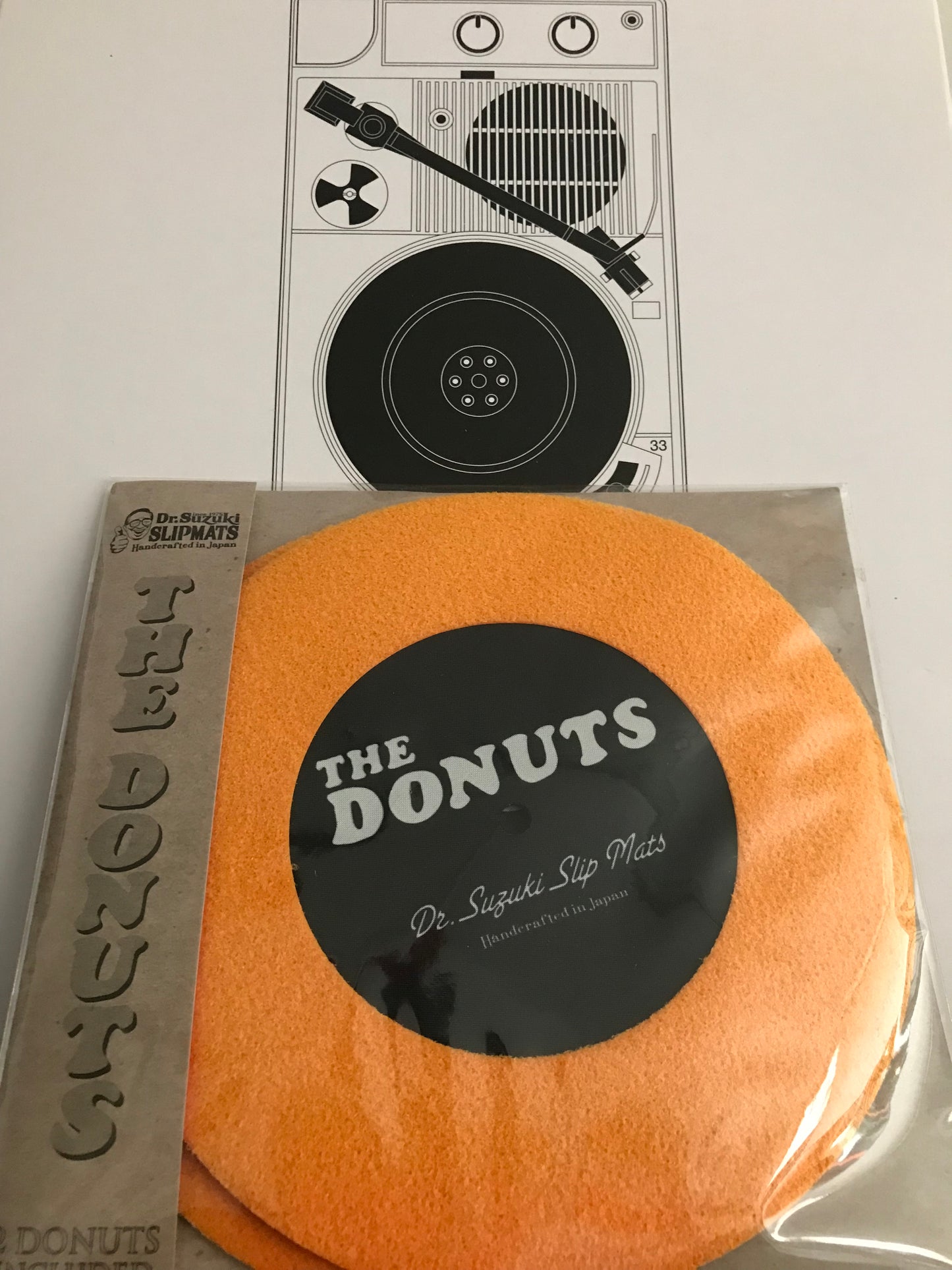 Dr Suzuki turntable slipmats ('The Donuts')